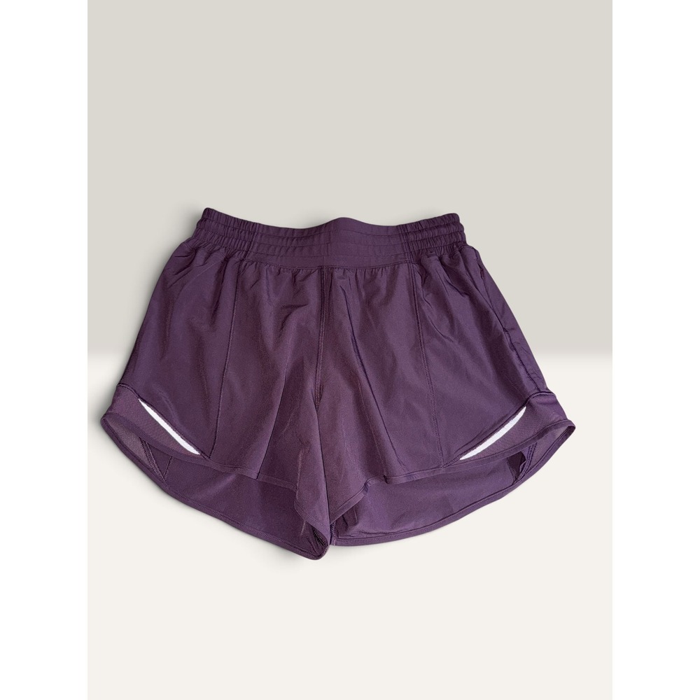 Lululemon Hotty Hot High-Rise Lined Short 4 Purple LW7AYXT Size 6